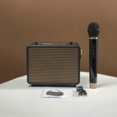 Loa karaoke bluetooth A106 tích hợp đa tính năng tặng kèm micro