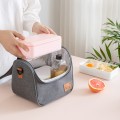 Túi đựng hộp cơm giữ nhiệt chống thấm nước cao cấp loại dày, Mẫu TN-8014 (22.5 x 16 x 19.5 cm)