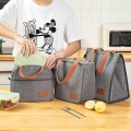 Túi đựng hộp cơm giữ nhiệt chống thấm nước cao cấp loại dày, Mẫu TN-8014 (22.5 x 16 x 19.5 cm)