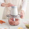 Máy xay thịt, tỏi ớt, rau củ quả đa năng dung tích 2L