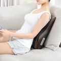 Gối massage cổ vai gáy đa năng kết hợp hồng ngoại cao cấp, Màu đen