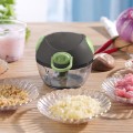 Dụng cụ xay tỏi ớt mini kéo tay tiện lợi dễ vệ sinh
