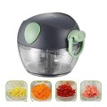 Dụng cụ xay tỏi ớt mini kéo tay tiện lợi dễ vệ sinh
