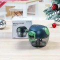 Dụng cụ xay tỏi ớt mini kéo tay tiện lợi dễ vệ sinh