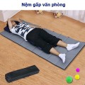 Nệm cá nhân, đệm gấp gọn 1 người nằm cao cấp, Màu xám