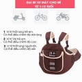 Đai ngồi xe máy an toàn cho bé dạng lưới thoáng mát, Màu đỏ
