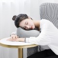 Gối kê cổ chữ U chống mỏi cổ giảm stress cao su non cao cấp, Màu xanh tím than
