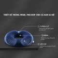 Đệm lót ghế ngồi chuyên dụng cho người bị trĩ cao su non cao cấp,  Màu xanh đen (vải lưới)