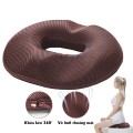 Đệm lót ghế ngồi chuyên dụng cho người bị trĩ cao su non cao cấp,  Màu xanh đen (vải lưới)