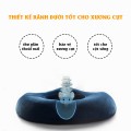Đệm lót ghế ngồi chuyên dụng cho người bị trĩ cao su non cao cấp,  Màu xanh đen (vải lưới)