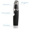 Máy tỉa lông mũi dùng pin KM-6512 động cơ mạnh mẽ