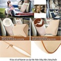 Bộ gối tựa lưng và gối tựa đầu xe hơi siêu êm , Màu đen