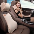 Bộ gối tựa lưng và gối tựa đầu xe hơi siêu êm , Màu đen