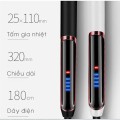 Máy kẹp duỗi tóc, ép thẳng, uốn xoăn đa năng điều chỉnh nhiệt, Màu trắng