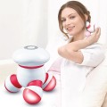 Máy massage mini cầm tay với 3 đầu rung tiện lợi