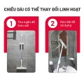 Cây lau kính, gạt chùi kính đa năng 2 đầu trong 1 có thể thay đổi chiều dài