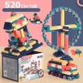 Bộ đồ chơi lego xếp hình 520 chi tiết cho bé sáng tạo