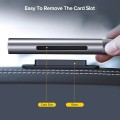 Bảng ghi số điện thoại hợp kim nhôm cao gấp gắn ô tô