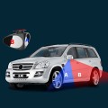Gương cầu lồi ô tô xóa điểm mù cho tầm nhìn rộng , Loại gương bên phải