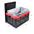 Thùng đựng đồ đa năng xếp gọn để cốp ô tô tiện dụng, 30 lít (không kèm lót)	