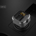 Tẩu sạc 2 cổng sạc đa chức năng tích hợp màn hình led HY39