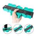Thước sao chép hình dạng đa năng đo góc đường viền, Màu đỏ - Loại 25cm