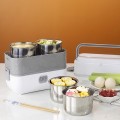 Hộp cơm 2 tầng 4 ngăn cắm điện giữ nhiệt tiện lợi