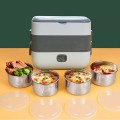 Hộp cơm 2 tầng 4 ngăn cắm điện giữ nhiệt tiện lợi