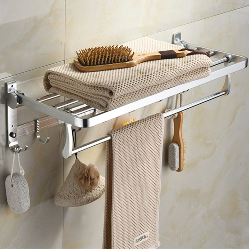 Kệ treo khăn kết hợp để đồ nhà tắm tiện lợi