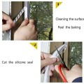 Ron dán chân cửa màu trong suốt đa năng , Loại 2.5cmx1m