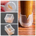 Set 4 miếng bọc chân bàn ghế chống trơn chống xước sàn, Tròn 25-29 mm (size to)	