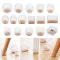 Set 4 miếng bọc chân bàn ghế chống trơn chống xước sàn, Tròn 25-29 mm (size to)	
