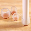 Set 4 miếng bọc chân bàn ghế chống trơn chống xước sàn, Tròn 25-29 mm (size to)	
