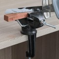 Ê tô kẹp bàn mâm xoay 360 độ siêu bền, Loại ê tô mở miệng 5cm