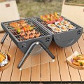 Bếp nướng than hoa dã ngoại ngoài trời chất liệu thép không gỉ