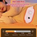 Đai massage làm ấm bụng giảm đau bụng, đau lưng