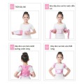Đai chống gù lưng, lưng tôm cho trẻ em dễ sử dụng, Size M  - Màu xanh